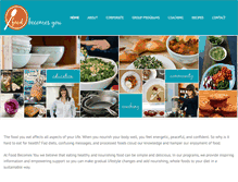Tablet Screenshot of foodbecomesyou.org